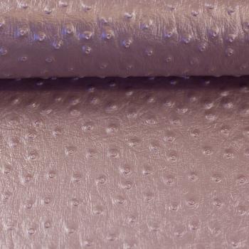 Kunstleder Aurora mit Noppen in metallic altrosa